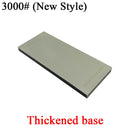 New Thickened Non-slip Base Diamond Stone Kitchen Knife Sharpening System Tool 15 Degree Sharpener Whetstone Leather Polishing