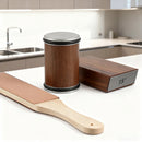 Rolling Knife Sharpener Magnetic Knife Holder Diamond Sharpening Stone with15and20 Degrees Angle Roller Kitchen Accessory set