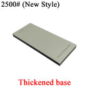 New Thickened Non-slip Base Diamond Stone Kitchen Knife Sharpening System Tool 15 Degree Sharpener Whetstone Leather Polishing
