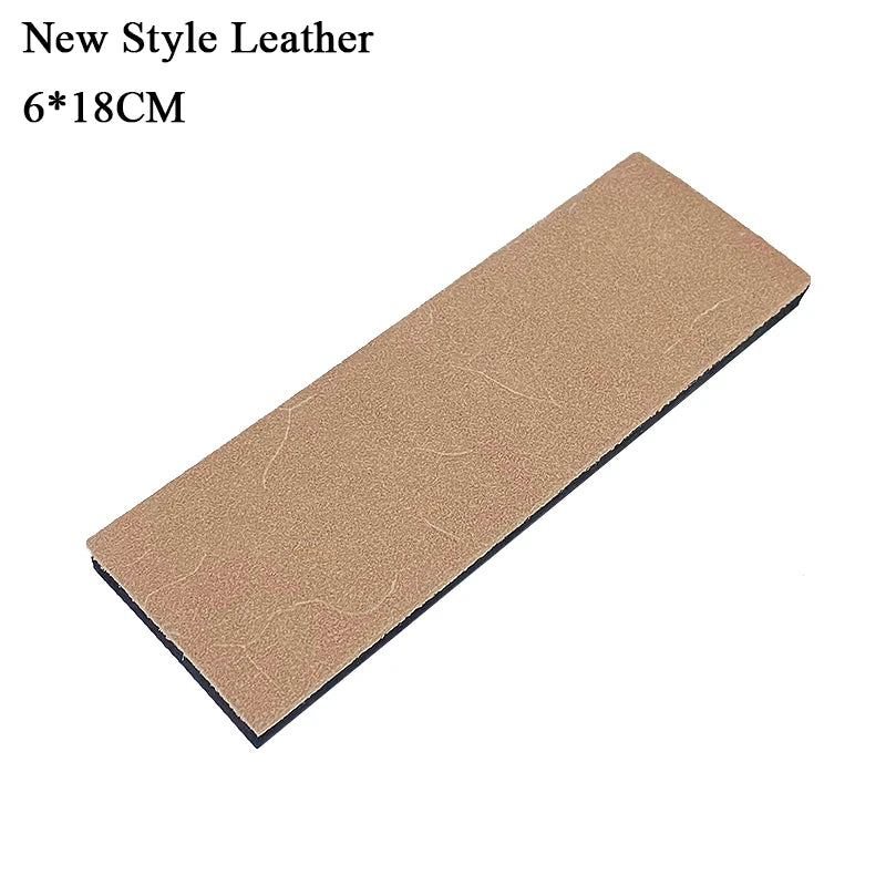 New Thickened Non-slip Base Diamond Stone Kitchen Knife Sharpening System Tool 15 Degree Sharpener Whetstone Leather Polishing