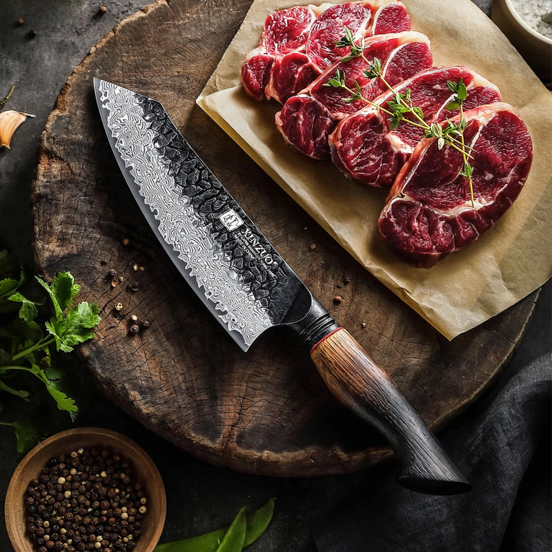 XINZUO DamascoEdge 7.6" - Potencia japonesa que transforma tu cocina