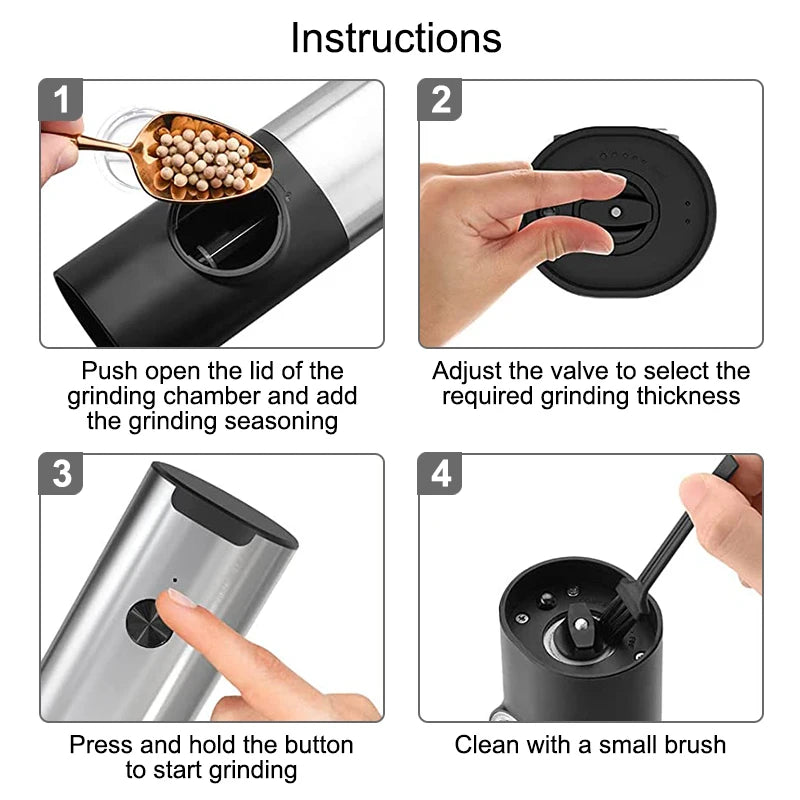 SpiceVolt Pro – el sabor perfecto en un solo giro, sin esfuerzo