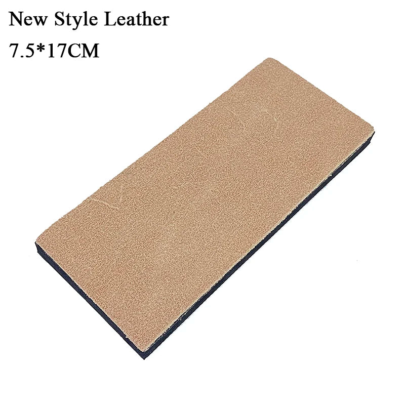 New Thickened Non-slip Base Diamond Stone Kitchen Knife Sharpening System Tool 15 Degree Sharpener Whetstone Leather Polishing