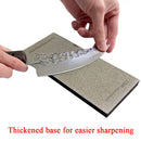 New Thickened Non-slip Base Diamond Stone Kitchen Knife Sharpening System Tool 15 Degree Sharpener Whetstone Leather Polishing