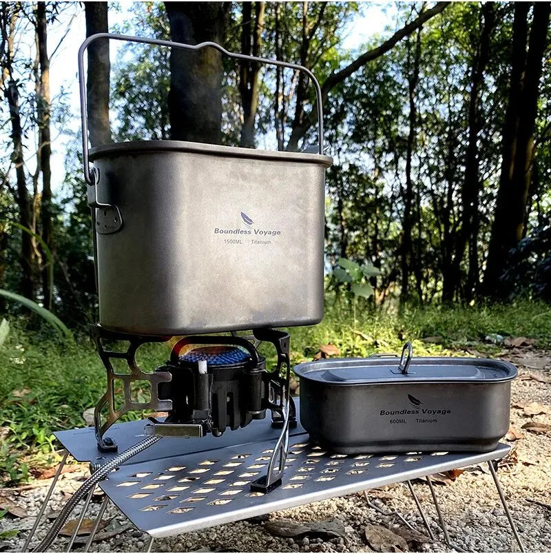 Boundless Voyage TitanForge - Cocina ultraligera para explorar sin límites