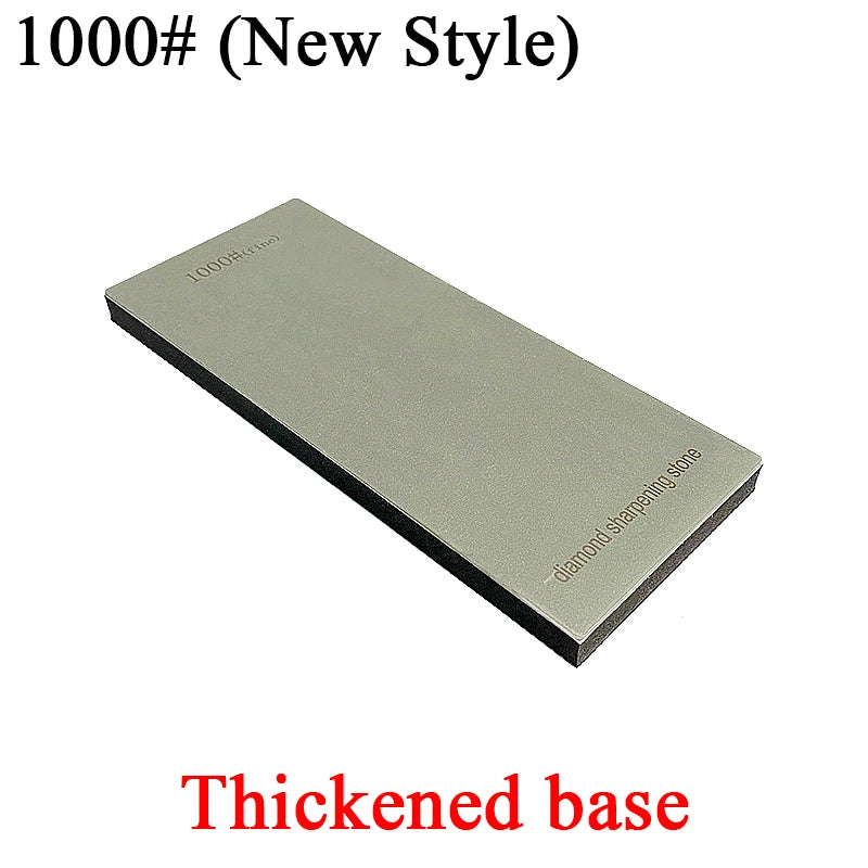 New Thickened Non-slip Base Diamond Stone Kitchen Knife Sharpening System Tool 15 Degree Sharpener Whetstone Leather Polishing