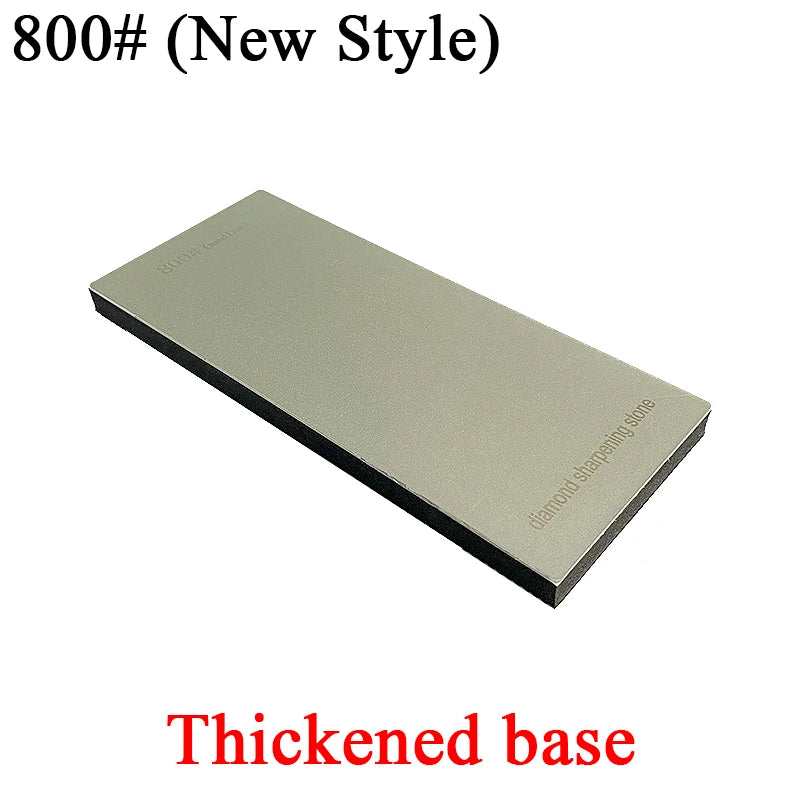 New Thickened Non-slip Base Diamond Stone Kitchen Knife Sharpening System Tool 15 Degree Sharpener Whetstone Leather Polishing
