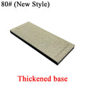 New Thickened Non-slip Base Diamond Stone Kitchen Knife Sharpening System Tool 15 Degree Sharpener Whetstone Leather Polishing