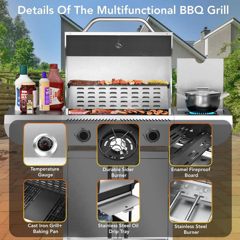 FireMaster Max - Poder y fuego que conquistan cualquier asado